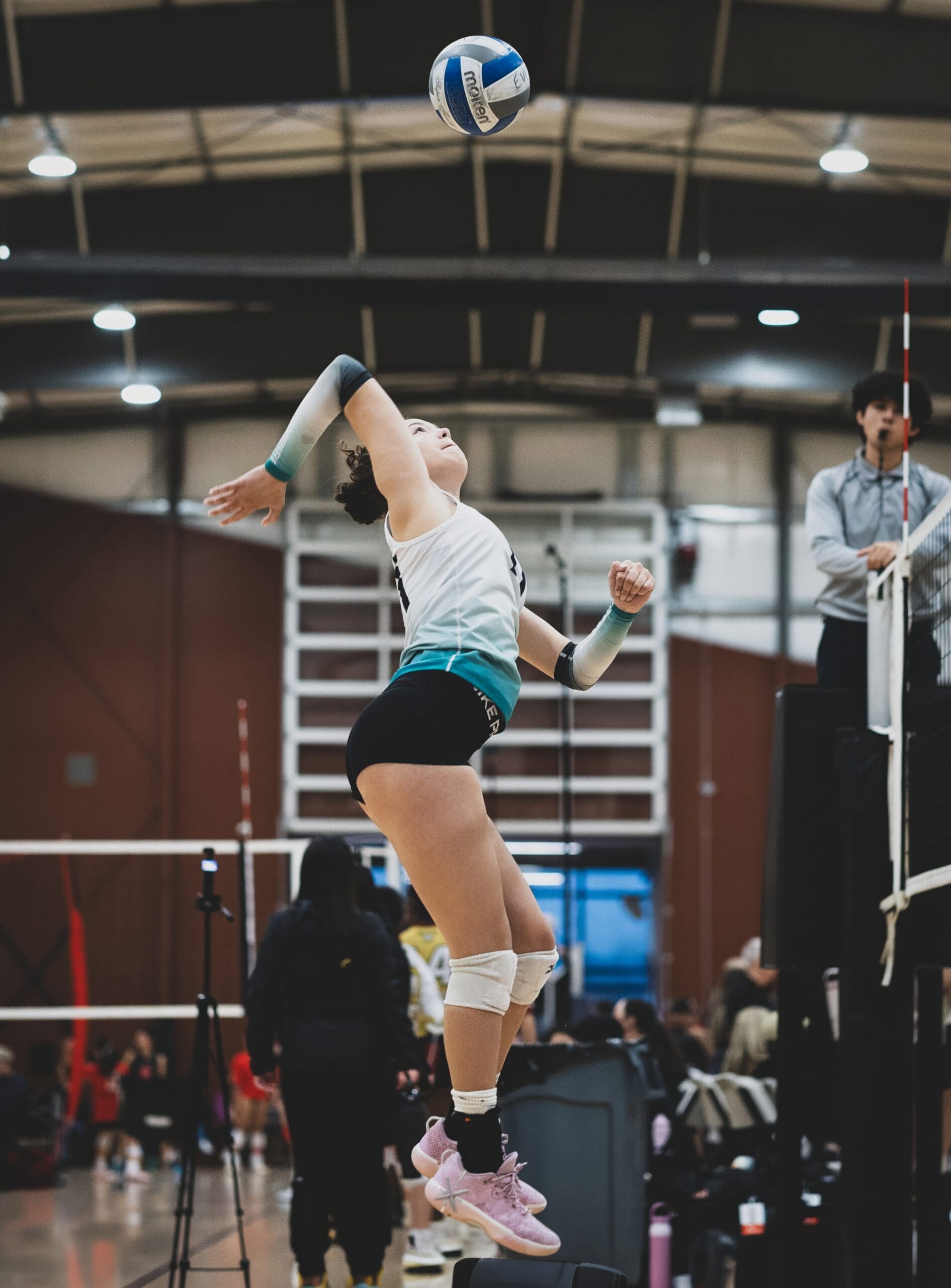 February 15, 2026; Manteca, CA, USA; 16 Girls Open Volleyball Tournament with the Empire 15 National volleyball team from Saturday 14th through Monday the 16th.   at Courtside;  (Photo credit: Charles Y Chang)